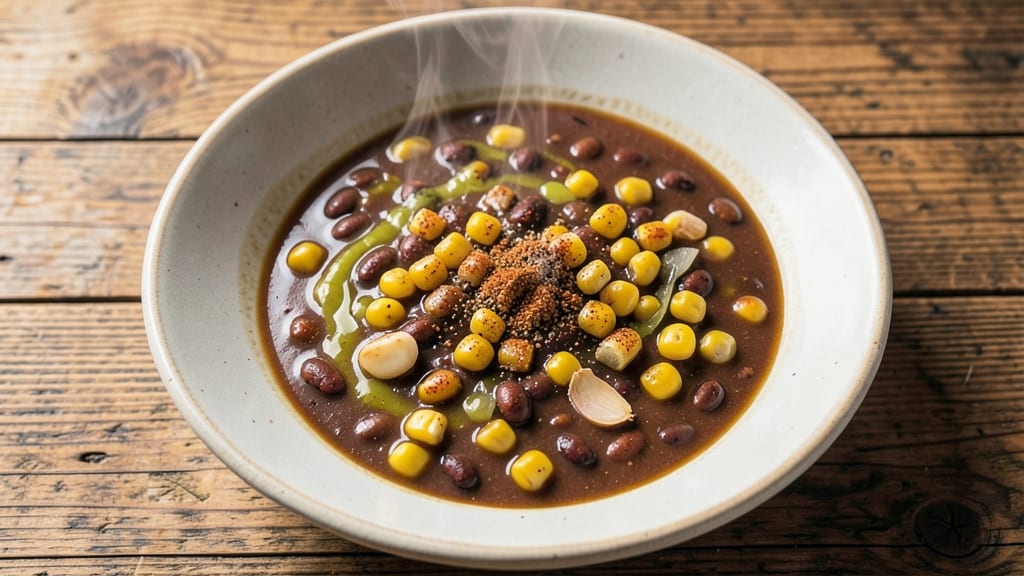Best Black Bean Soup Recipe Ever: Deep-Roasted Cumin and Charred Corn Crunch