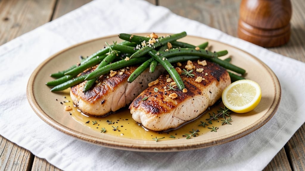 Babe's Chicken Dinner House Green Beans Recipe: Smoky Garlic Butter Green Beans With Herb-Infused Chicken