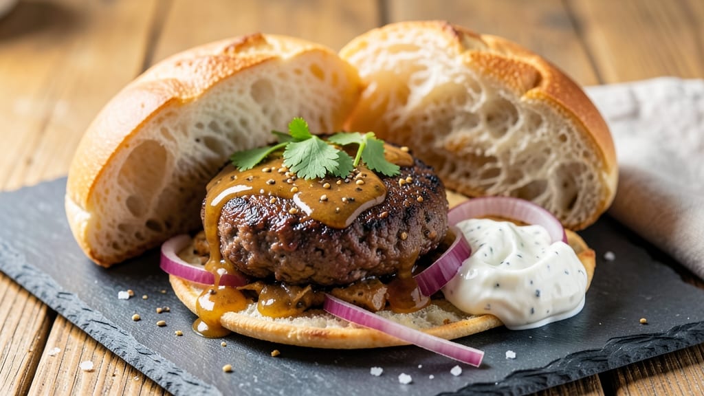 Black Bean Burgers Indian Recipe: Spiced Lentil Patties With Charred Tortilla Crunch
