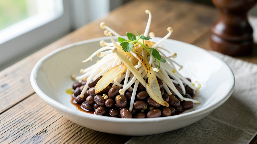 Black Bean Enoki Mushroom Recipe: Earthy Umami Meets Crispy Mushroom Bites