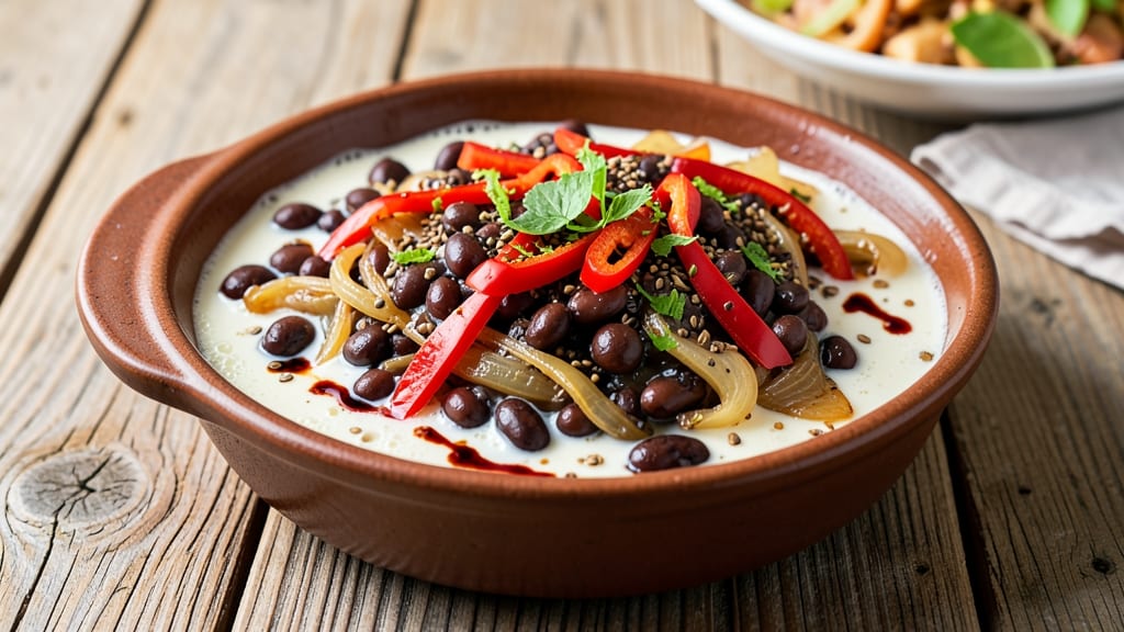 Bean Hot Dish Recipe: Creamy Cumin-Lime Bean Stew With Crispy Tortilla Crowns