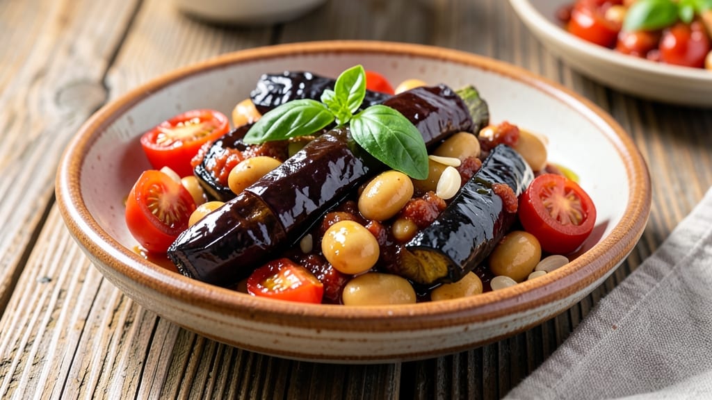 Butter Beans and Aubergine Recipe: Mediterranean Roasted Harmony