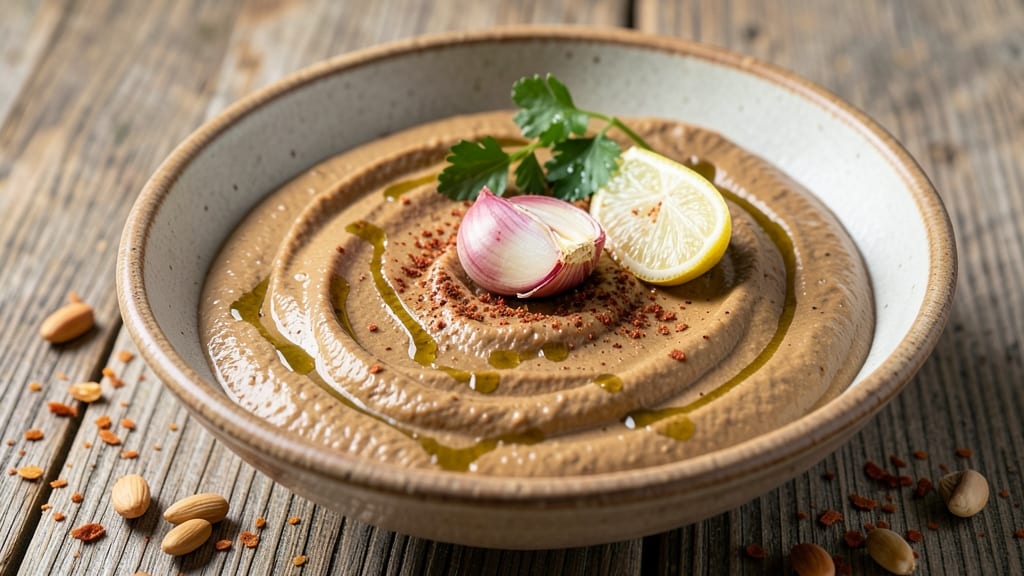 Bean Hummus Dip Recipe: Nutty-Smooth Texture With Charred Tortilla Topping