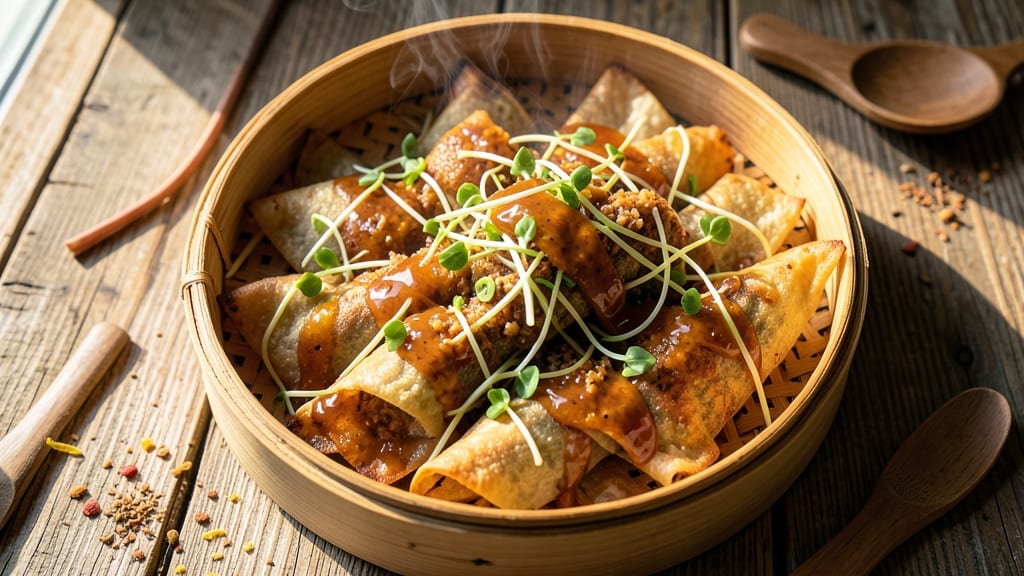 Bean Sprouts Lumpia Recipe: Crispy Tortilla Wraps With Herby Filling