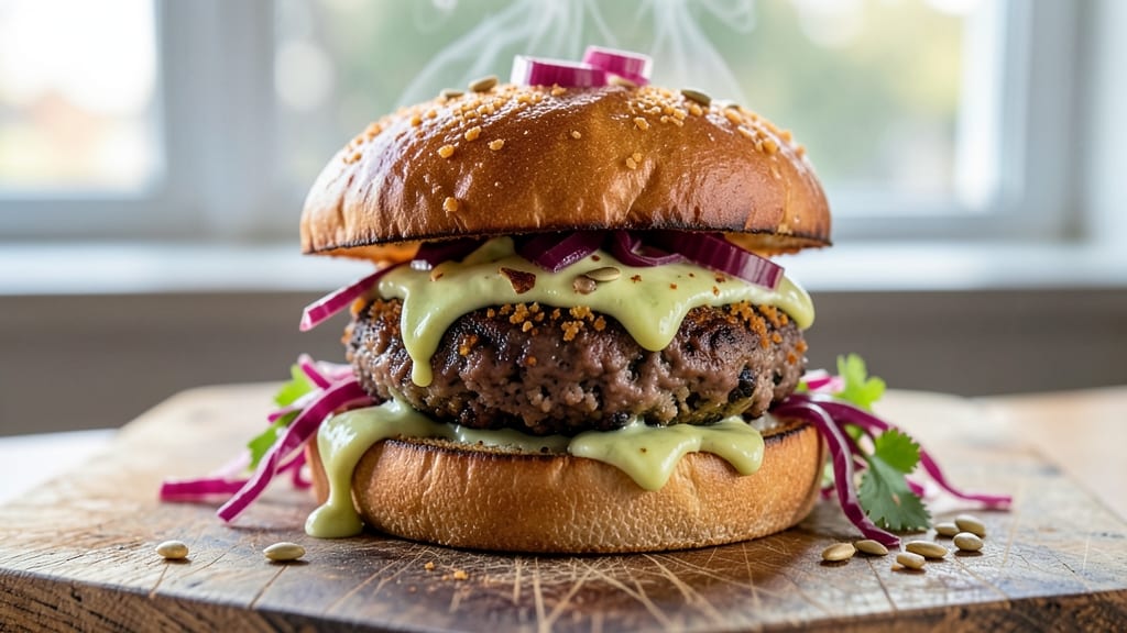 Jamie Oliver's Black Bean Burger Recipe: Crunchy Tortilla Crowns Over Smoky Cumin Filling