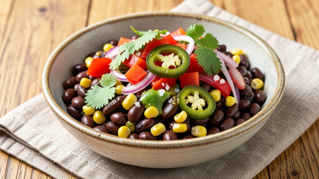 Black Bean and Shoepeg Corn Salsa Recipe: Sweet Corn and Black Bean Fiesta Freshness